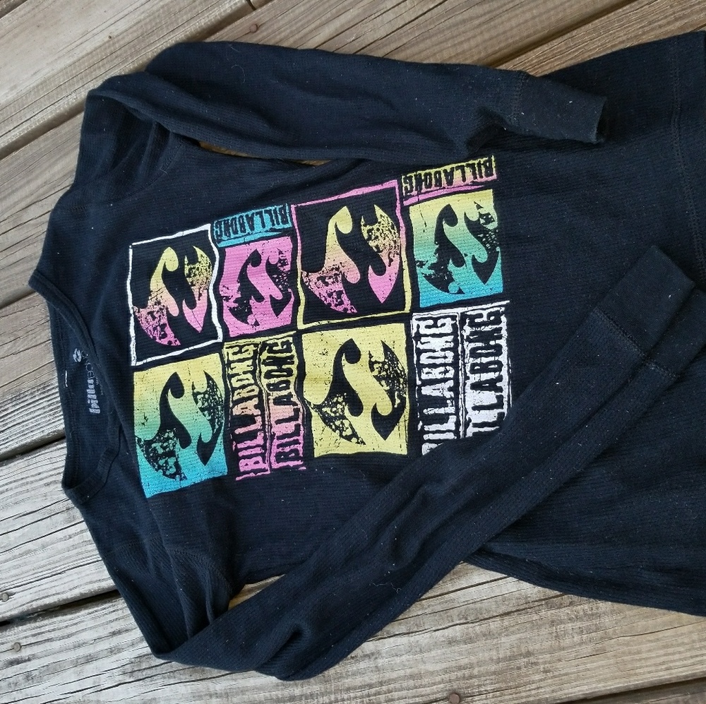 Vintage Billabong long sleeve  thermal small